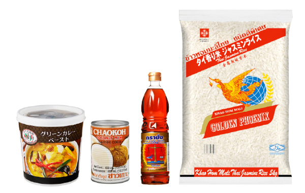 グリーンカレー必要な食材例