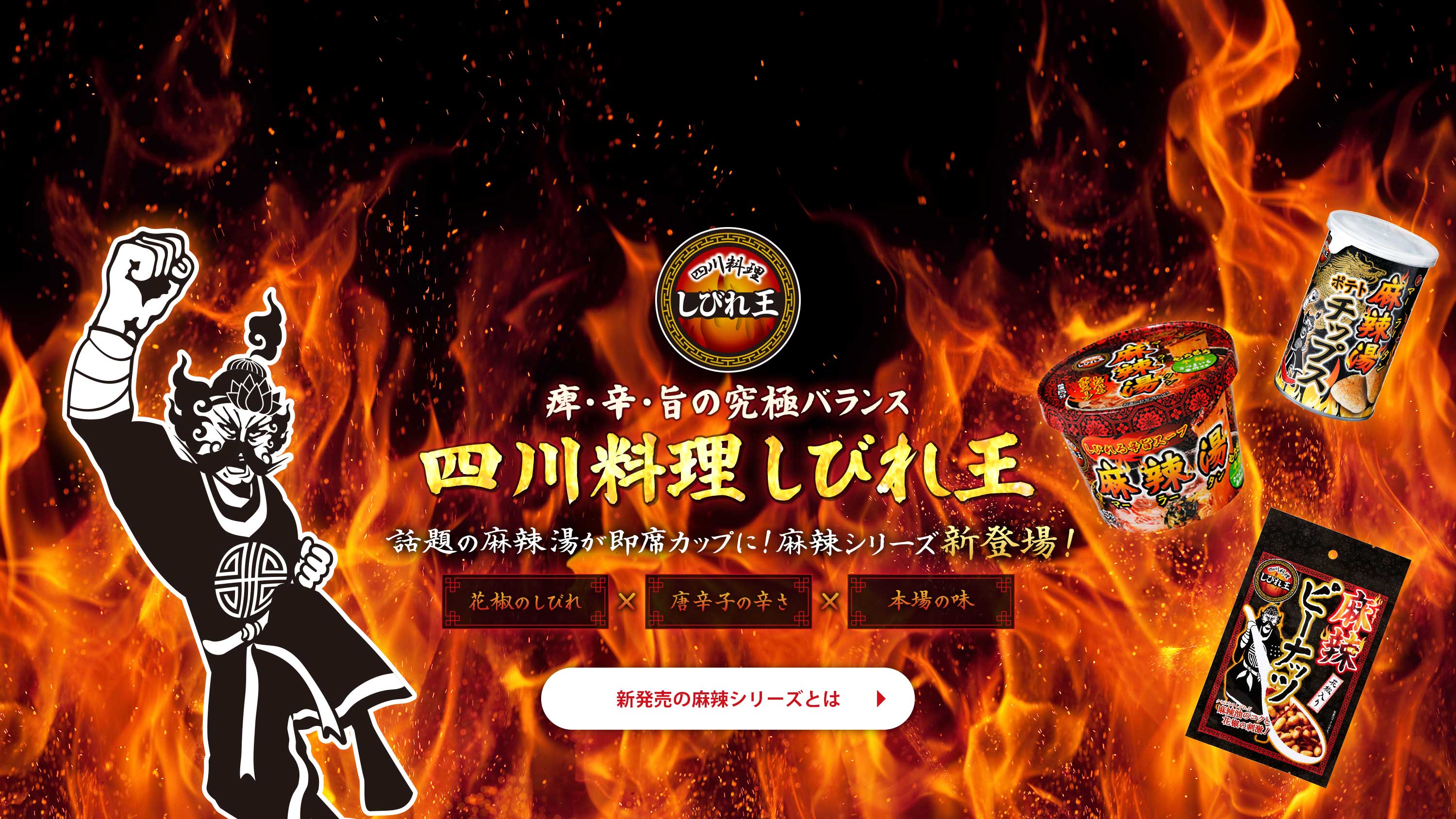 痺・辛・旨の究極バランス 四川料理しびれ王 麻辣シリーズ登場