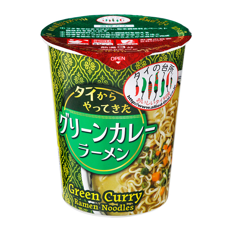 タイの台所 タイからやってきた カップグリーンカレーラーメン 70g