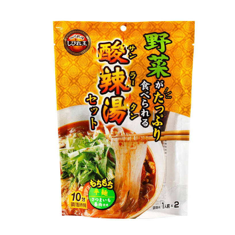 【日経MJ掲載】四川料理しびれ王 野菜がたっぷり食べられる酸辣湯セット150g